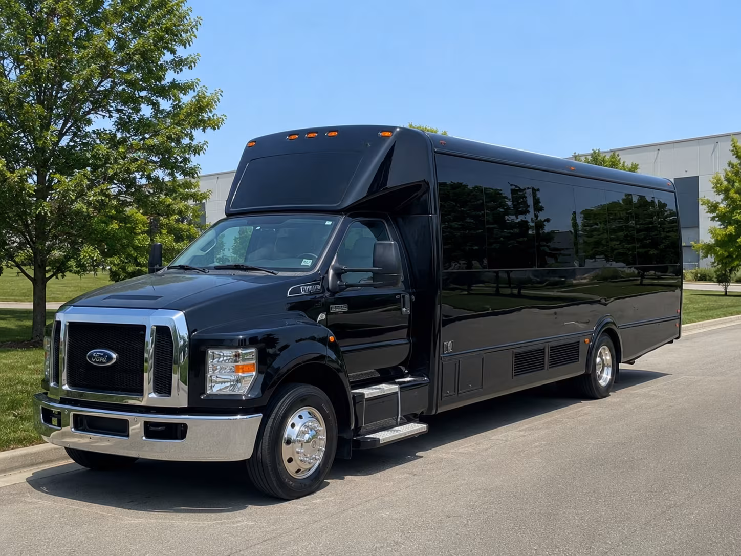 Davie Prom & Homecoming Transportation party bus exterior