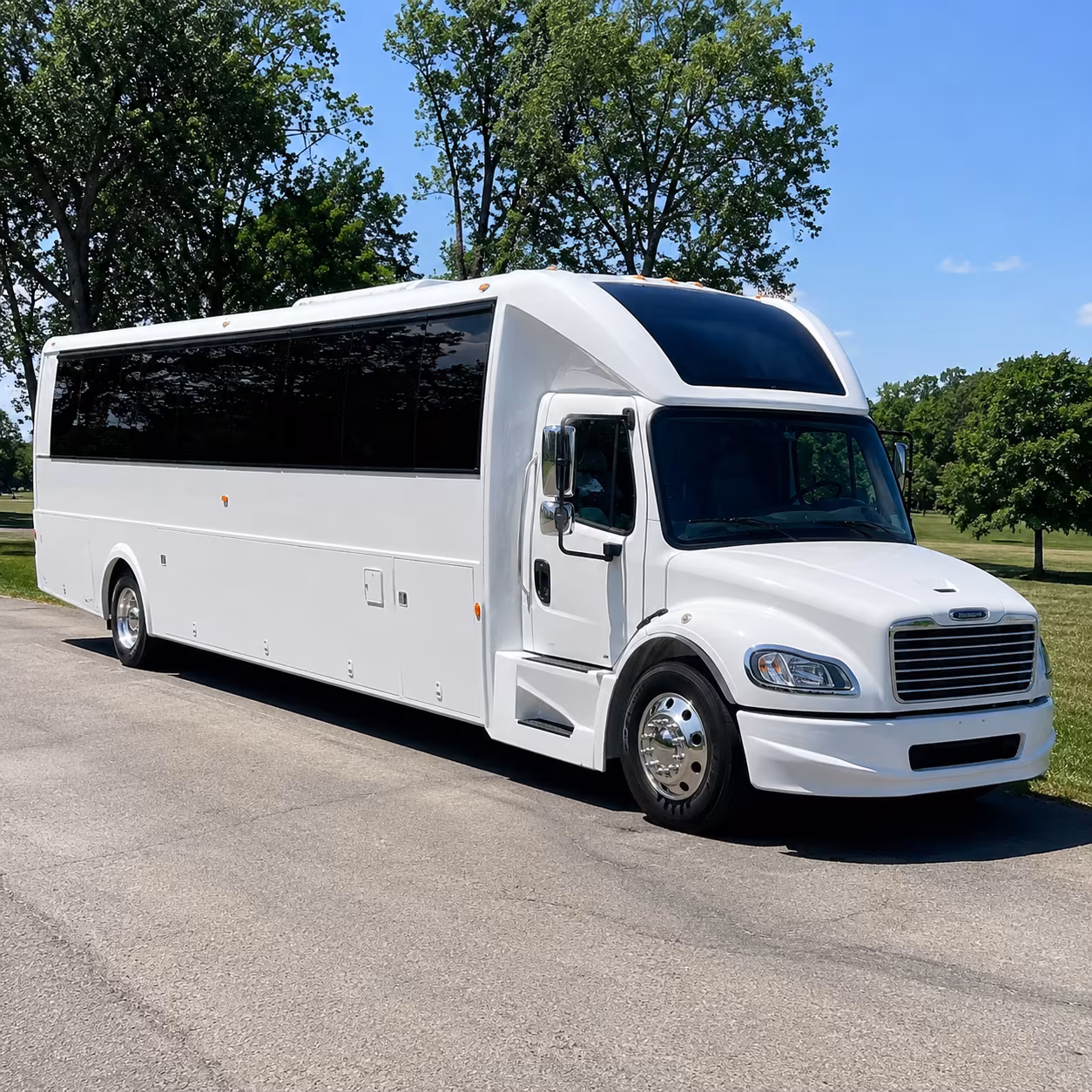 Davie Prom & Homecoming Transportation party bus exterior